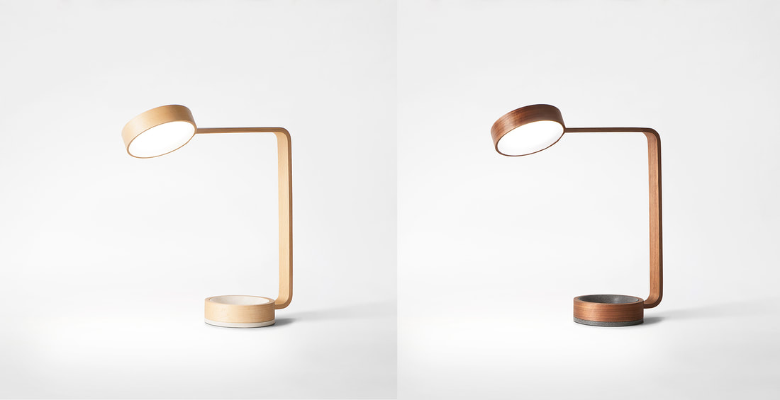 Apsis Led Wood Desk Lamp Meta Design, Very Small Desk Lamp